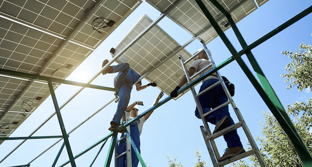 solar unmounting